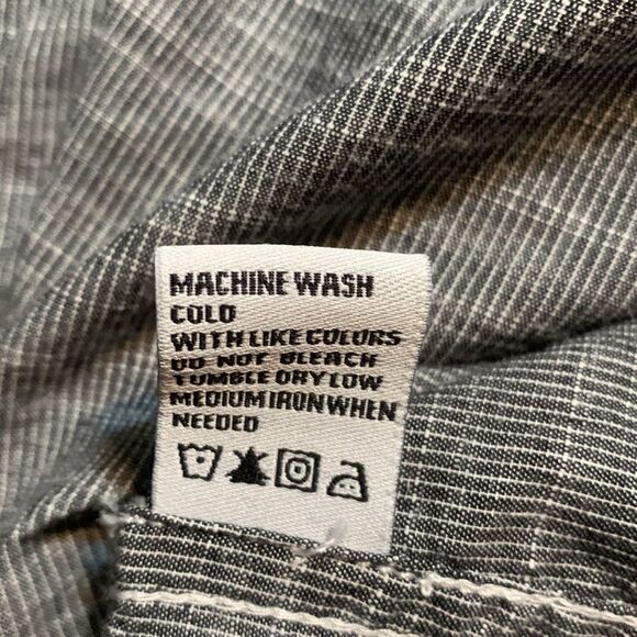 P d & c Men’s Short Sleeve Grey Casual Shirt XL - Picture 7 of 8